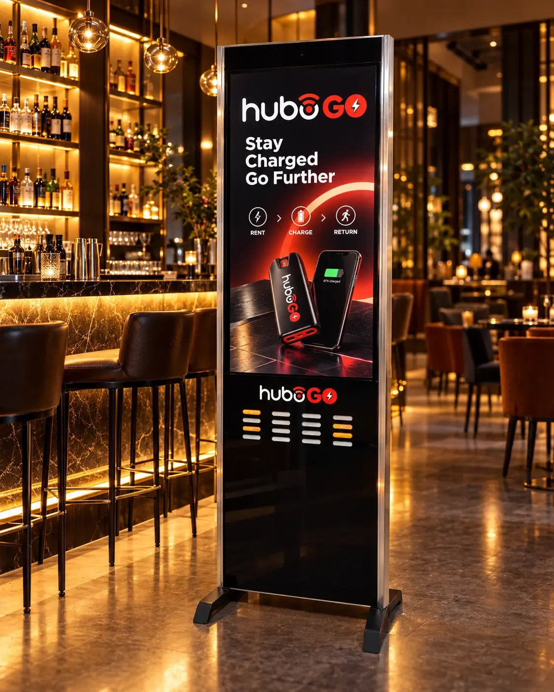 Голяма станция huboGO с HD екран